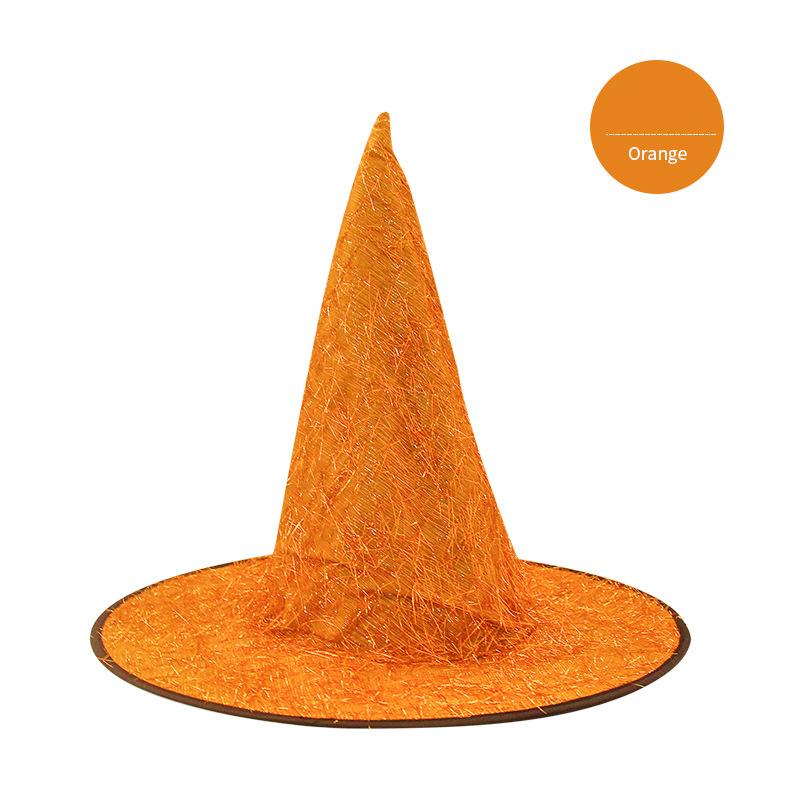 5pcs Halloween Witch Hat Magical Masquerade Carnival Costume School Performance Halloween Decoration Party Hat Wizard Men Women 