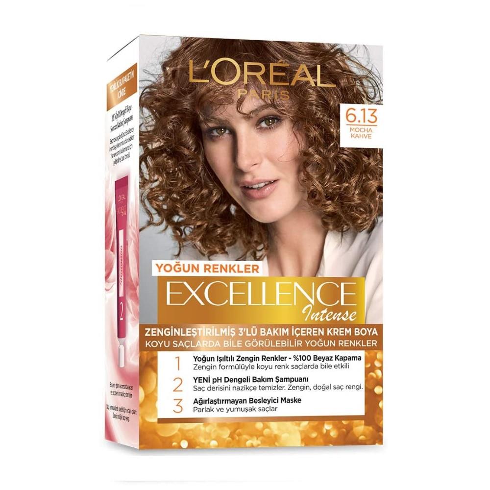 

Краска для волос L Oreal Paris Excellence Intense 6.13 Мокко Коричневый