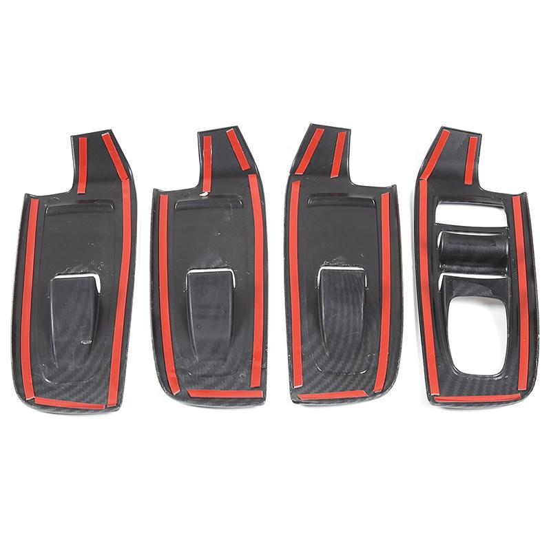 ABS Carbon Fiber For Subaru Forester -2024 Interior Kit Car Dashboard Console Gear Shift Panel Cover Trim Car Accessories