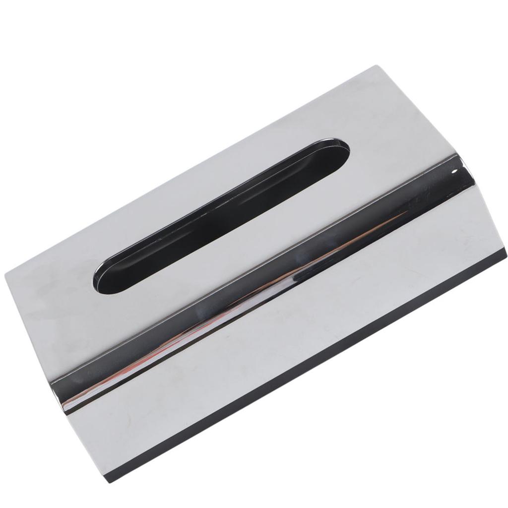 Galvanisierter Taschentuchboxhalter Behälter Aufbewahrungsorganisator Serviettenetui für Zuhause Auto Hotelgebrauch