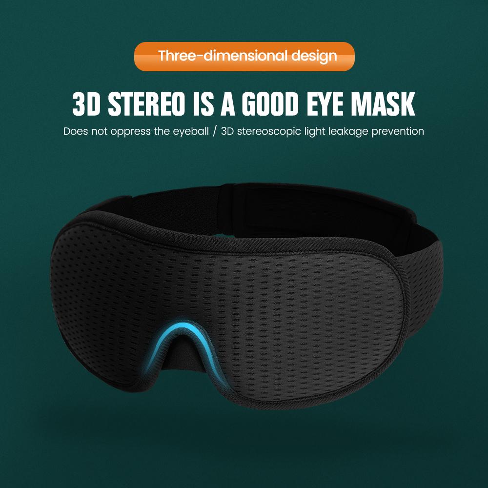 3D Sleeping Mask Block Out Light Sleep Mask for Eyes Soft Sleeping Aid Eye Mask for Travel Eyeshade Night Breathable Slaapmasker