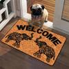 1PC Handdraw Owls Printed Decor Kitchen Rugs Non-Slip Home Door Mats Bathroom Rugs Bath Mat Carpet for Home Sink Laundry Decor