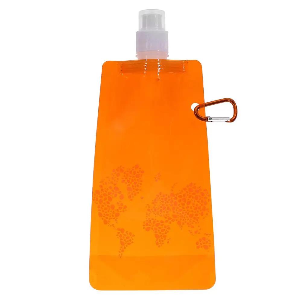 Water Bottle Folding Soft Flask Sport Water Bottle Water Case Collapsible Drink Water Bottle Water Case Running Camping Hiking