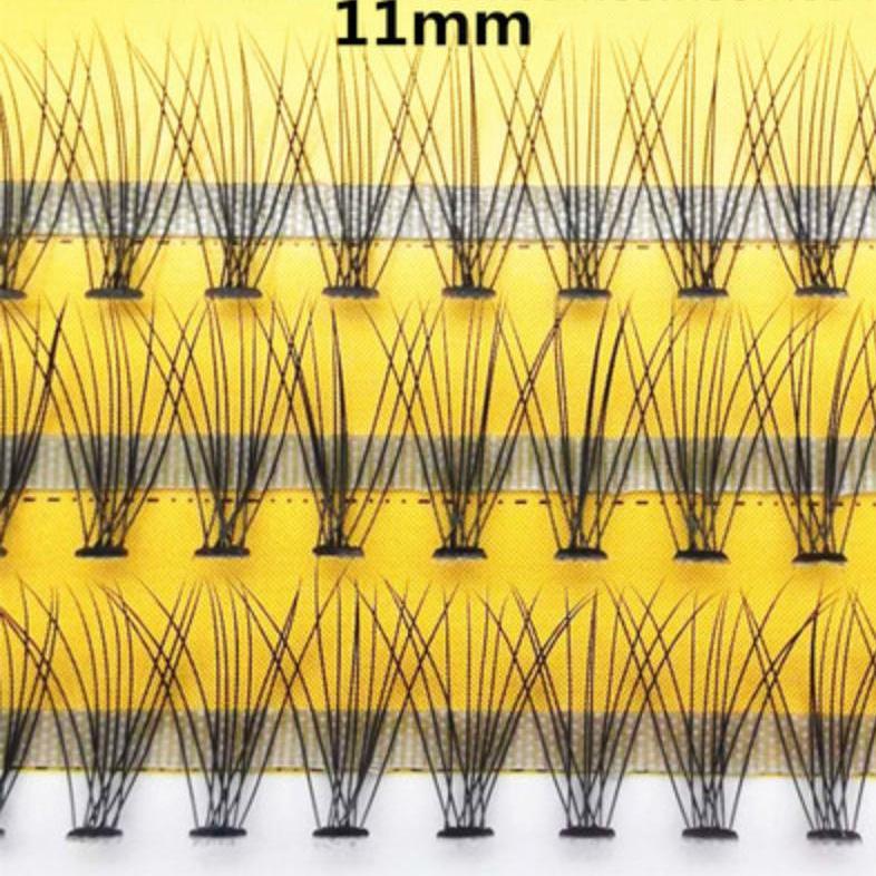 

10 шт. макияж отдельные кластерные ресницы прививка поддельные накладные ресницы наращивание отдельных ресниц 11mm