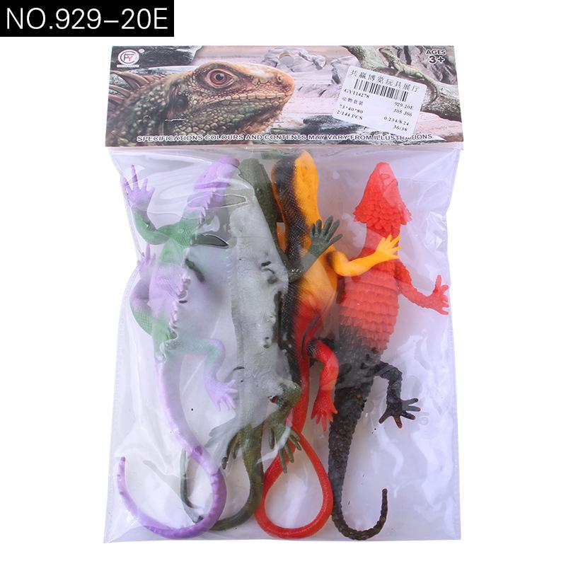 Children'S Simulated Wildlife Model Pressing Bb Called Chameleon Amphibian Reptile Ornament Toy