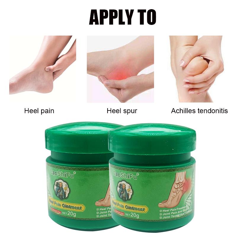 Natural Herbs Heel Pain Cream Foot Massager 20g