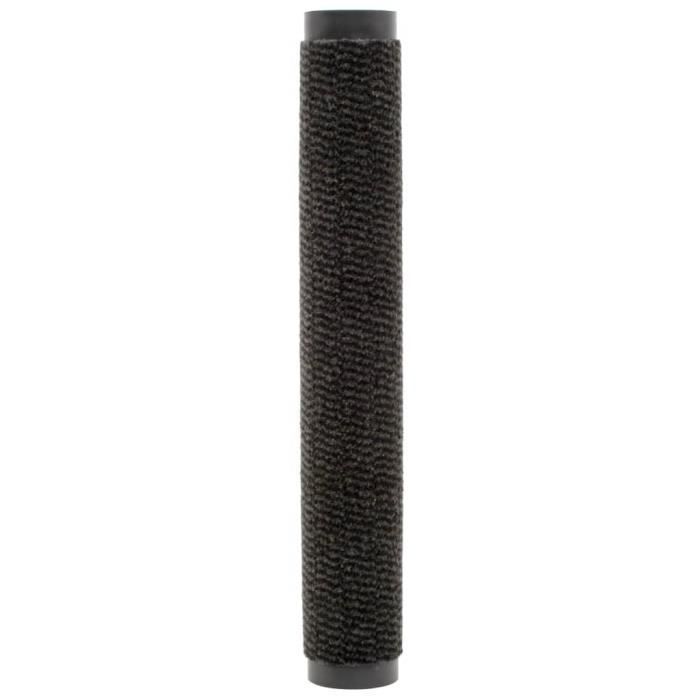 Paillasson - vidaXL - Rectangulaire - 90 x 150 cm - Noir - Antidérapant