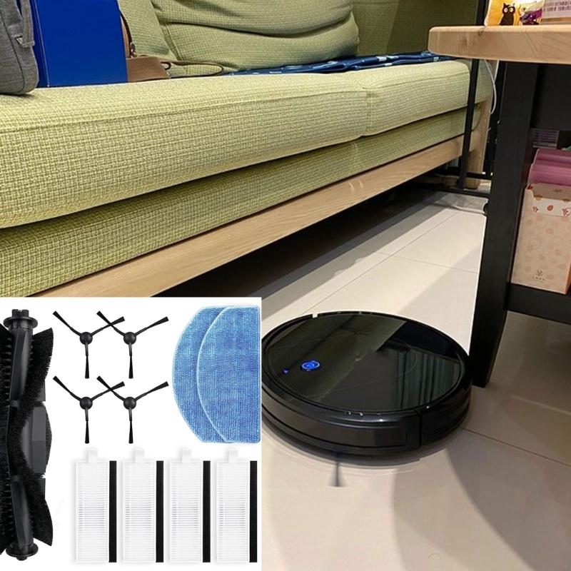 Sweeper HEPA Filter Vacuum Cleaner Roller Brush Side Brush Mopping Pads Replacement for G8000 G8000Pro Sweeping Robot