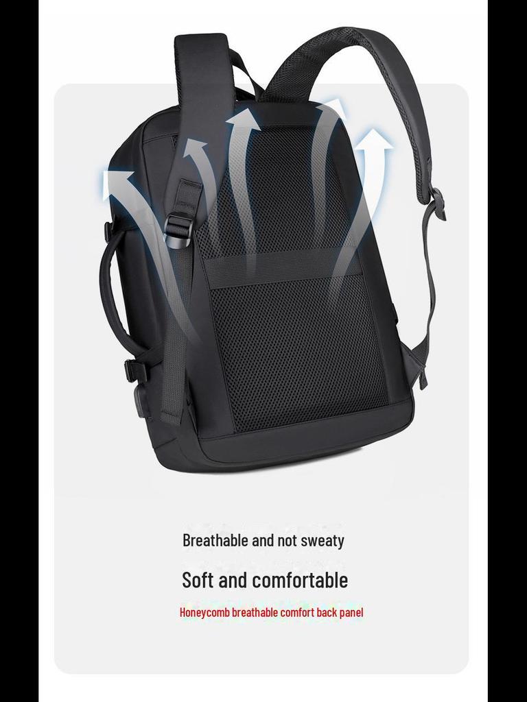 Business and Fashion Backpack - Trendy, Lightweight, Large Capacity, Waterproof for Men and Women