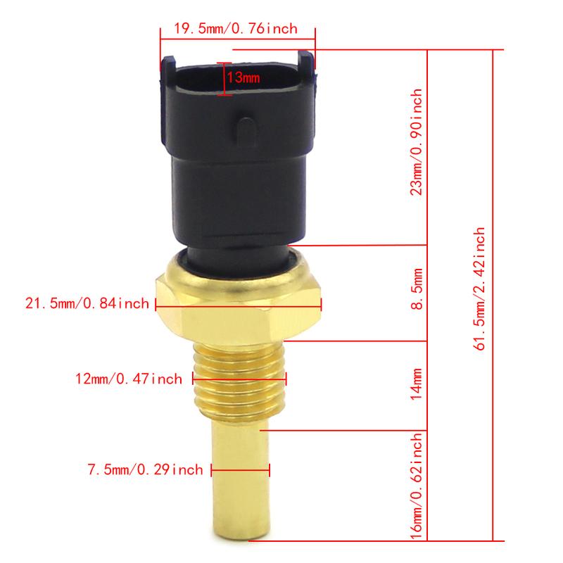 Water Temp Temperature Sensor For Can-am Spyder F3 Roadster 1330 F3-S ACE SE6 SM6 RT ACE 1400 RT-S 990