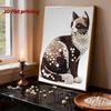 Pearl Painting Kit Domestic Cat Theme Frameless Handicraft DIY Bedroom Decoration Living Room Wall Art Room Decoration Art Craft Decoration