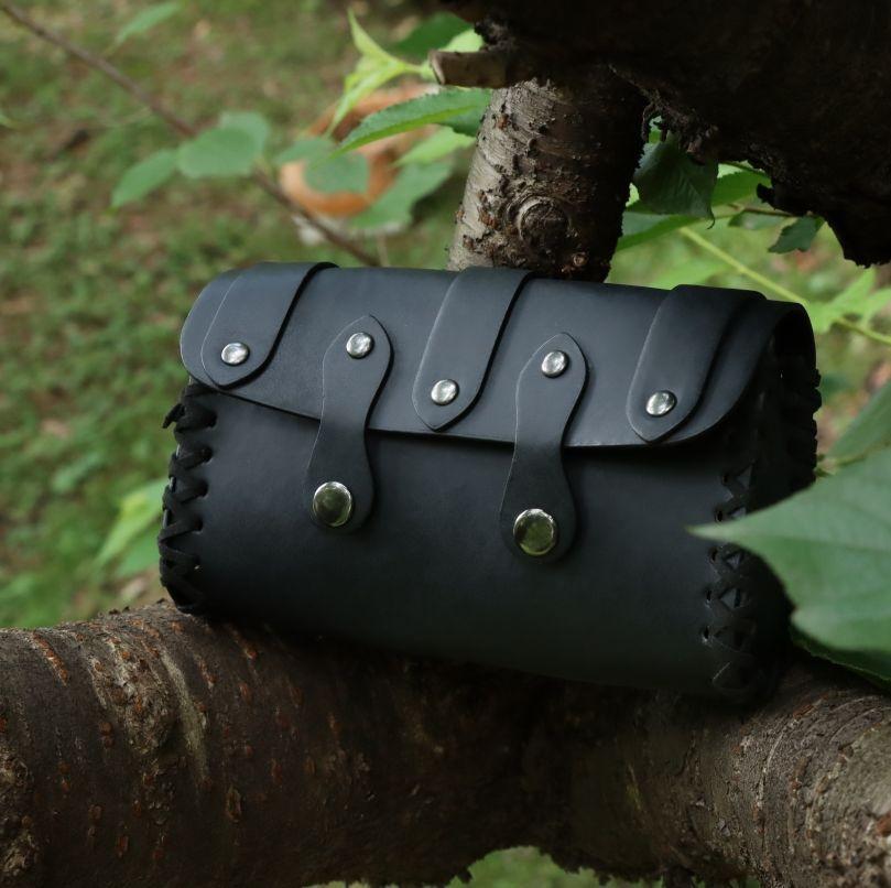 Mittelalterliche Wikinger Stil Leder Bauchtasche Retro Schiffsform Gürteltasche Für Cosplay LARP Renaissance Festival Kostüm