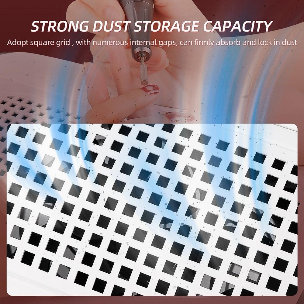 3 Fans Powerful Suction Professional Nail Dust Collector 40W Fan Nail Vacuum Cleaner Nail Dust Extractor For Nails Manicure