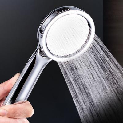 High Pressure Shower Head Ultra-thin Handheld Water Saving Spray Nozzle Wear-resistant Durable Pressurized Shower Head Home