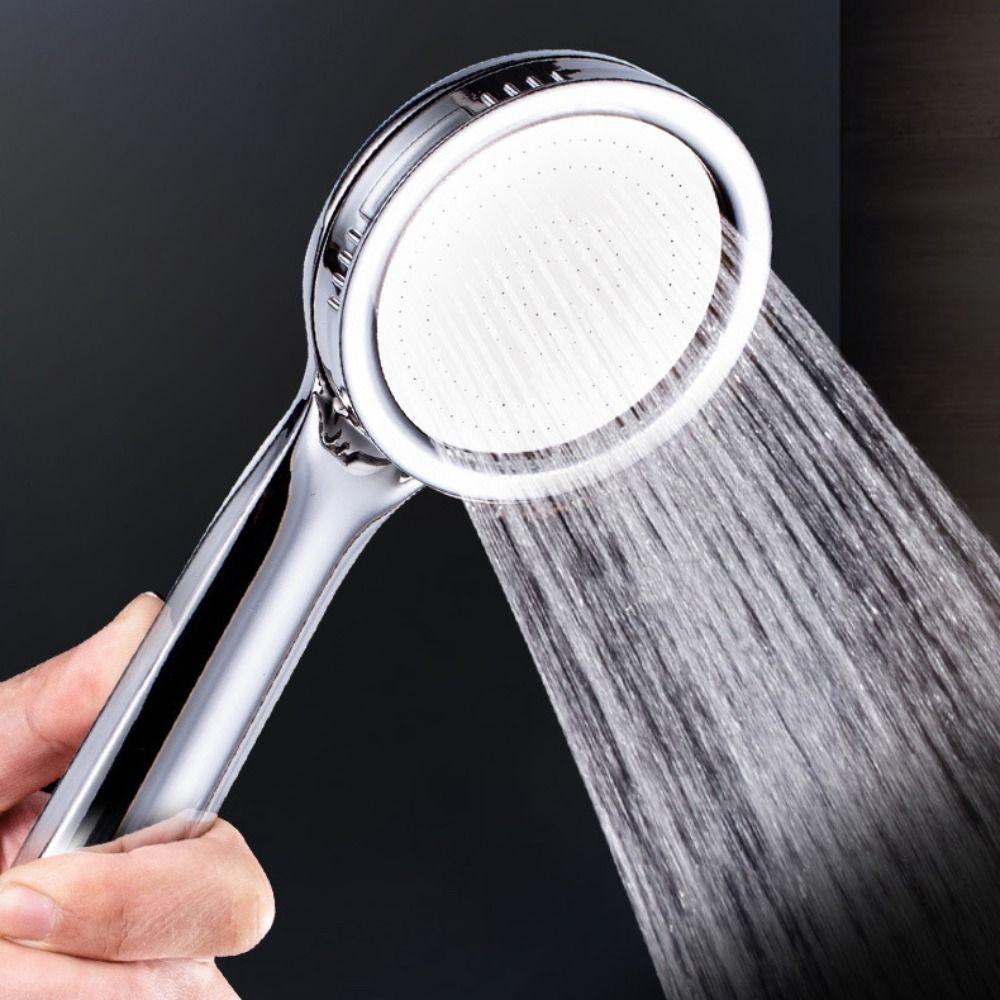 High Pressure Shower Head Handheld Ultra-thin Water Saving Spray Nozzle Durable Wear-resistant Pressurized Shower Head Home