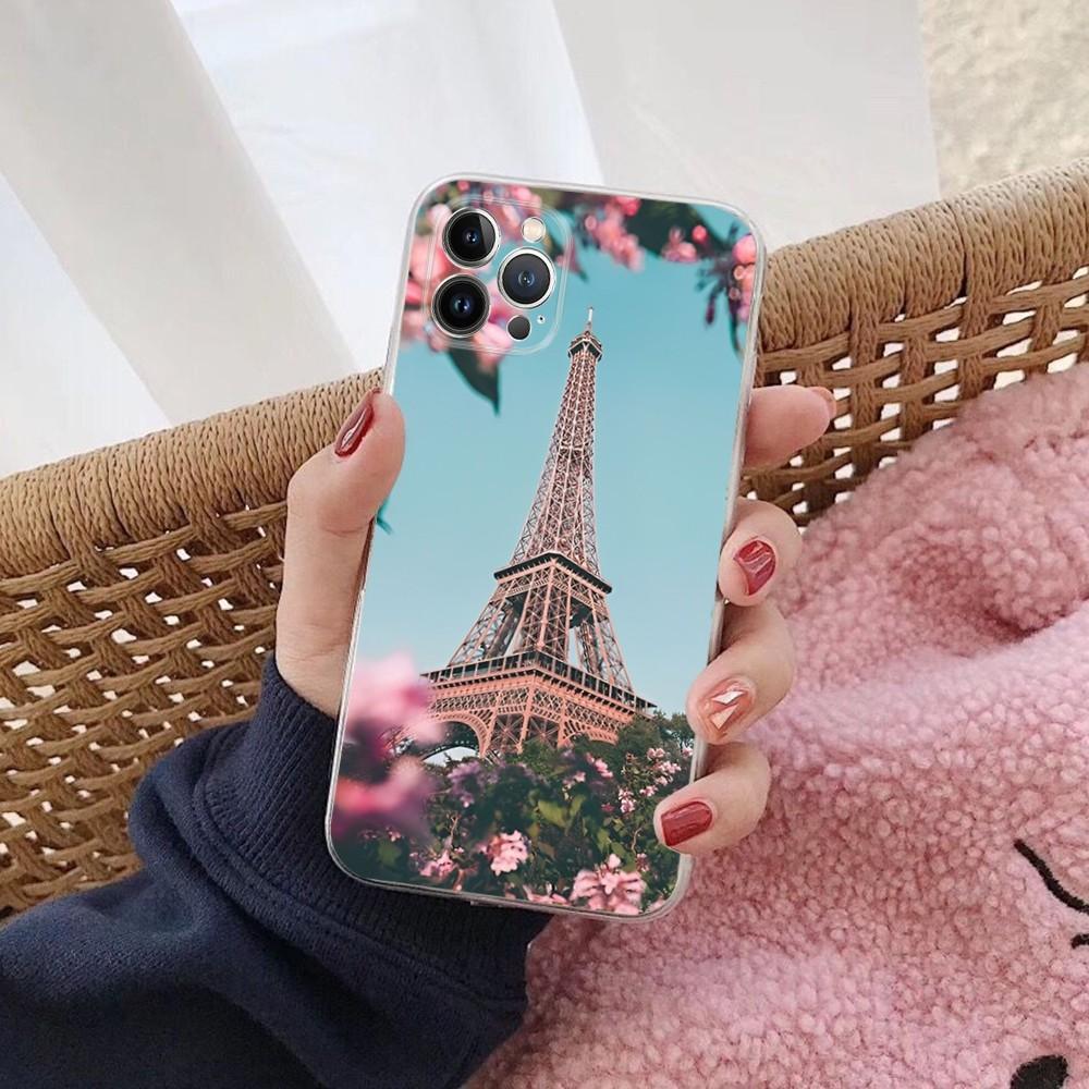 

Чехол для телефона с Эйфелевой башней в Париже Для iPhone 14 13 12 Mini 11 Pro XS Max X XR SE 6 7 8 Plus Мягкий силиконовый чехол iPhone 7 or 8