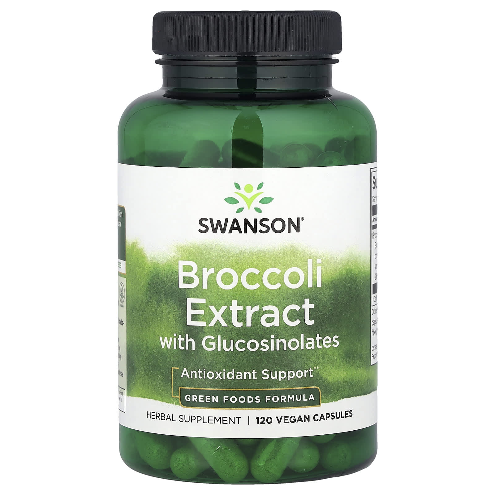 

Broccoli Extract with Glucosinolates, Vegan Capsules, 120 (600Mg per Capsule)