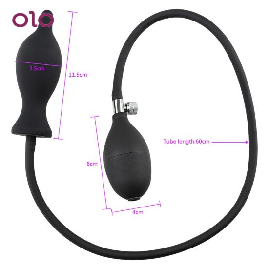 Couple Sharing Sex Toys Anal Butt Plug Sex Toy Inflatable Dilator Large Pump Adult
