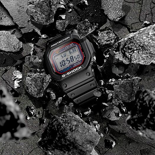 Casio Men's Resin 200M Water Resistant Shock Resistant Alarm Quartz Watch GW-M5610-1