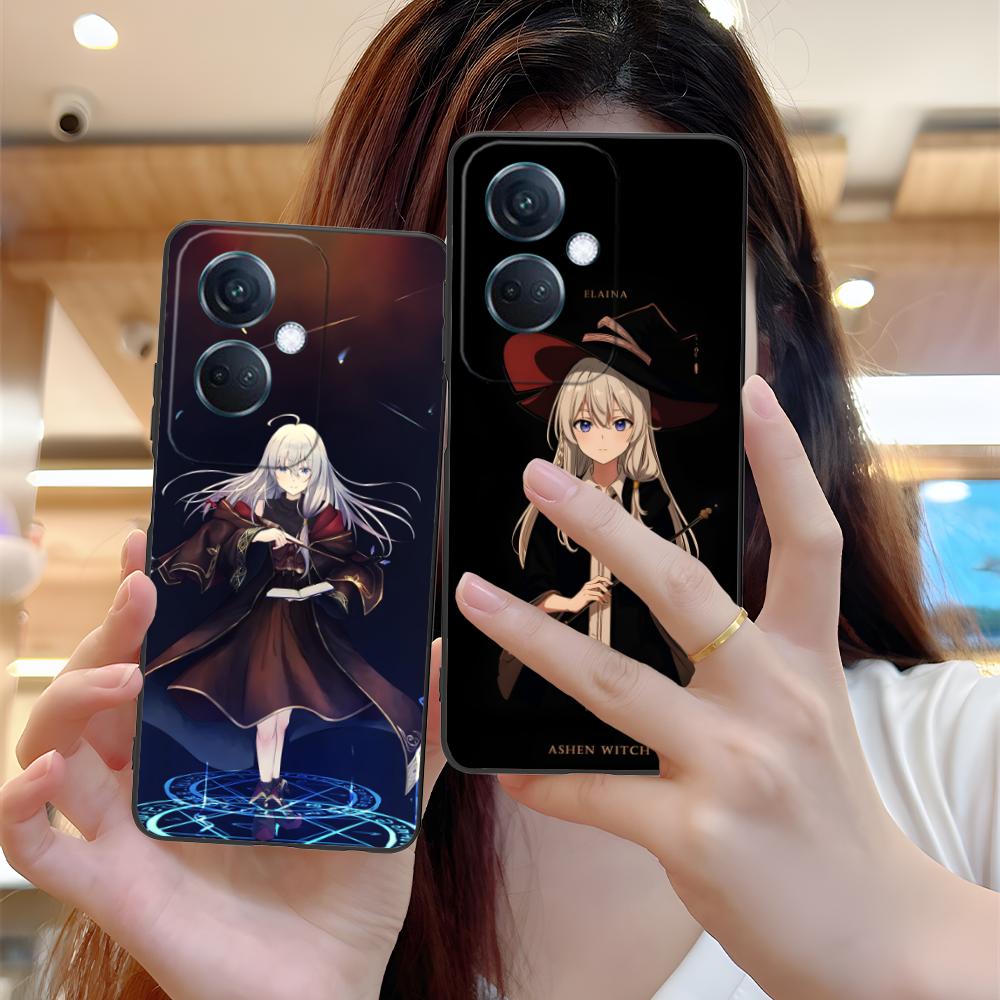 Wandering Witch Elaina Matte TPU Mobile Phone Case for OPPO Reno 14 13 12 11 10 9 8 7 6 5 F T Pro 5G Colorful Printing Cover