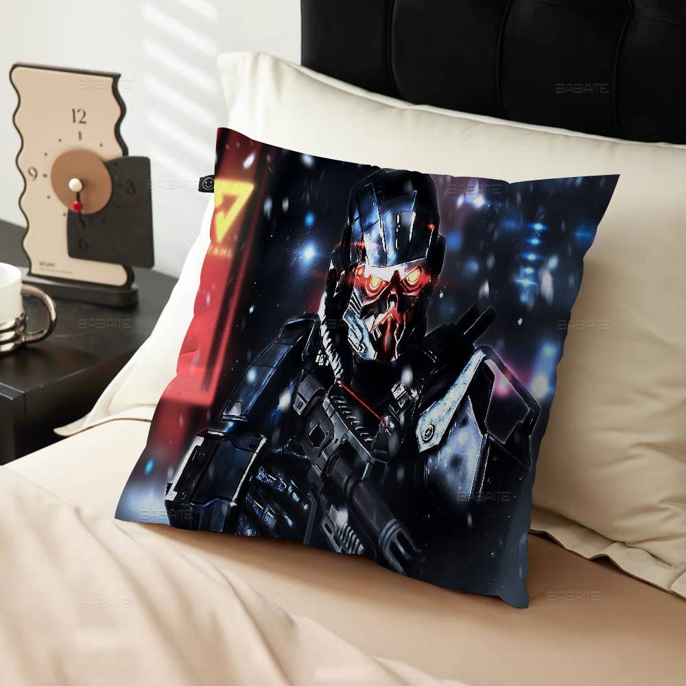 Killzone Helghast Logo Cushion Cover Pillow Cover Decor Pillowcase Printed Cushion Case For Couch