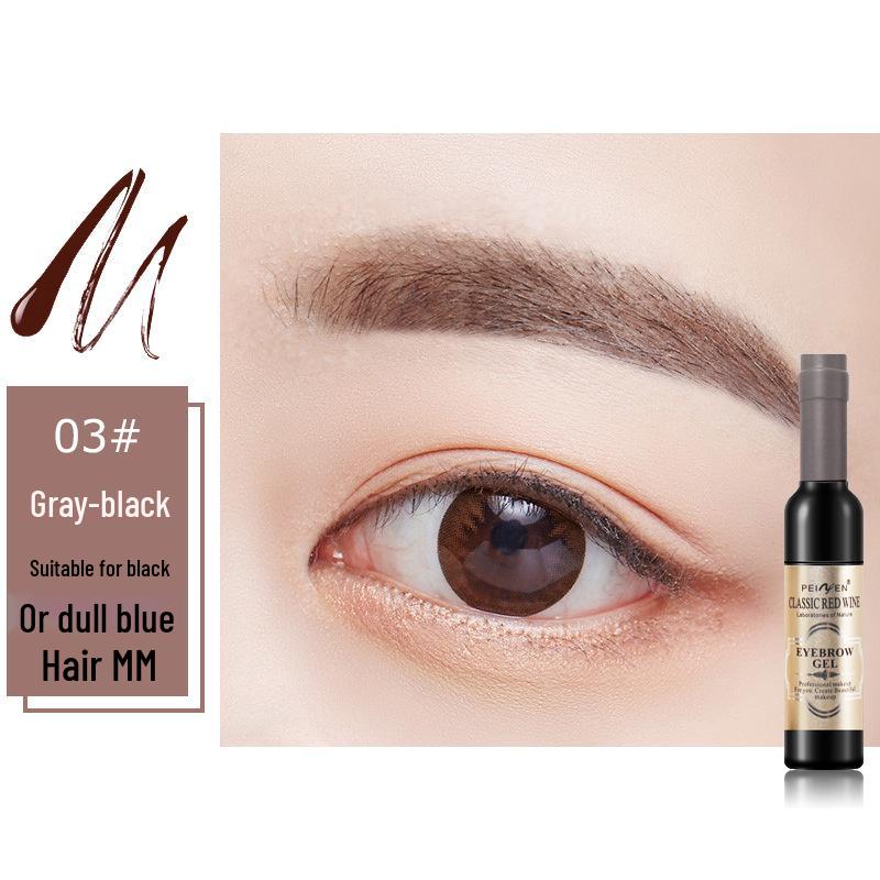 

Pennyfen Красное вино Бутылочка Отслаивающийся Водостойкий Оттеночный Гель для бровей - Стойкий и Не размазывается