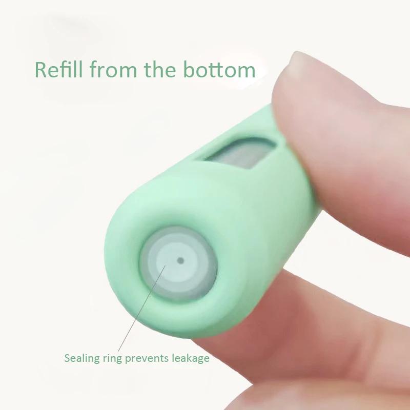 1pcs 5ml Candy Color Mini Travel Portable Bottom Filling Perfume Bottle Liquid Sub-Bottling Spray Refillable Jar Empty Cosmetic