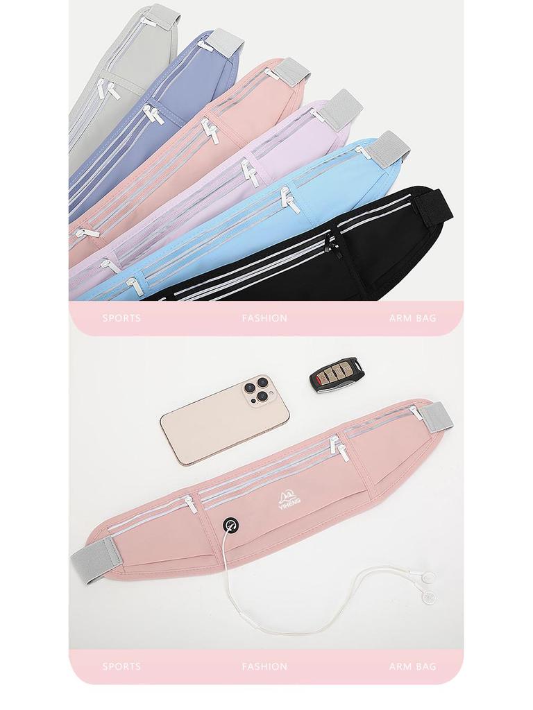 Unisex Waterproof Lightweight Running Waist Bag - Fashionable Outdoor Fitness Gear