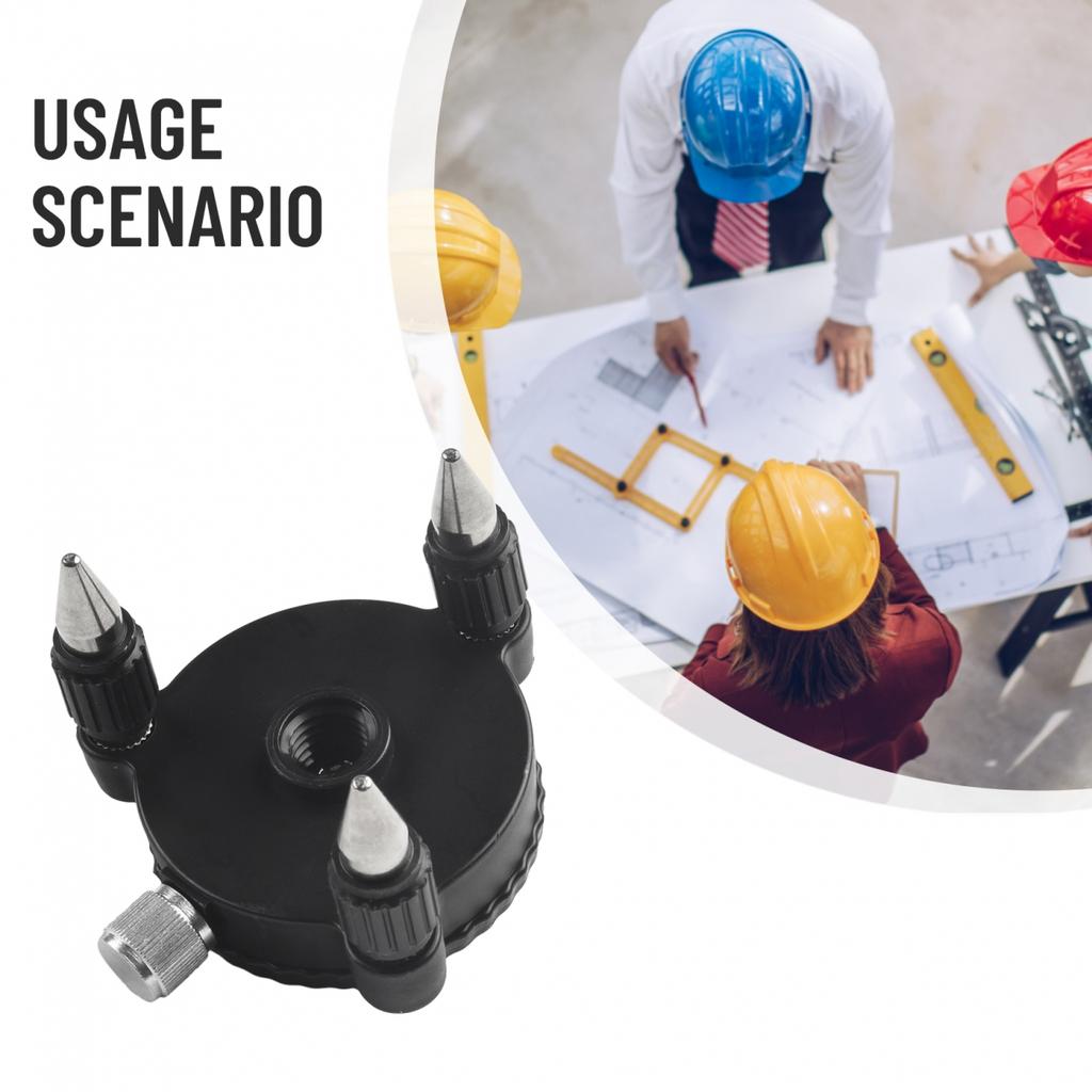 1/4palcový rozhraní pro měřič hladiny, základna 360 stupňů pro laserovou vodováhu, plastová