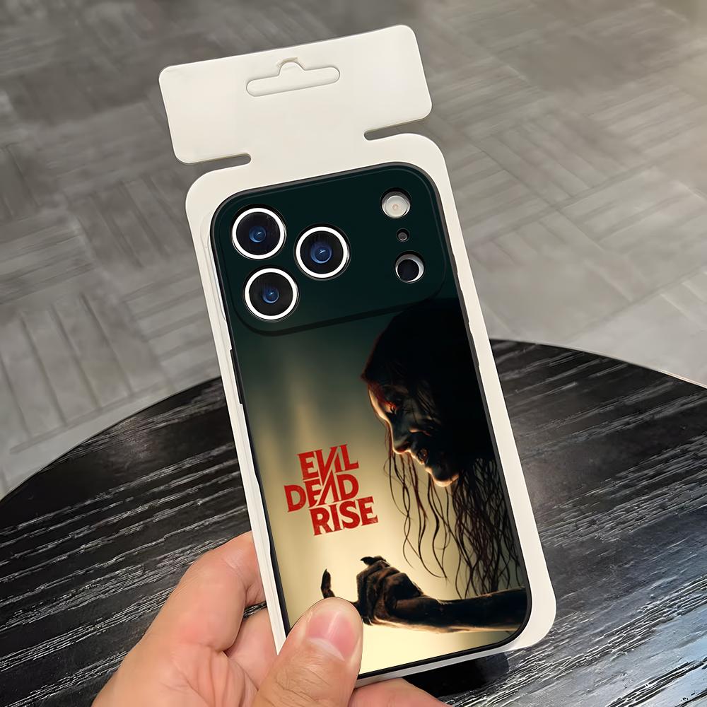 

Horror Movie Evil Dead Phone Case For IPhone 17 Air 16 E Pro Max 15 14 13 Mini 12 Pro 11 Max Plus Black Soft Shell iPhone17 Air