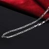 925 Sterling Silver 16/18/20/22/24/26/28/30 Inch Chains Necklace For Women Men Luxury Designer Jewelry  GaaBou