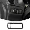 Lkip Headlamp Control Cover Compatible with Ford Bronco Sport -2025, Headlight Switch Panel Cover for Bronco Sport Interior Accessories(Black Carbon