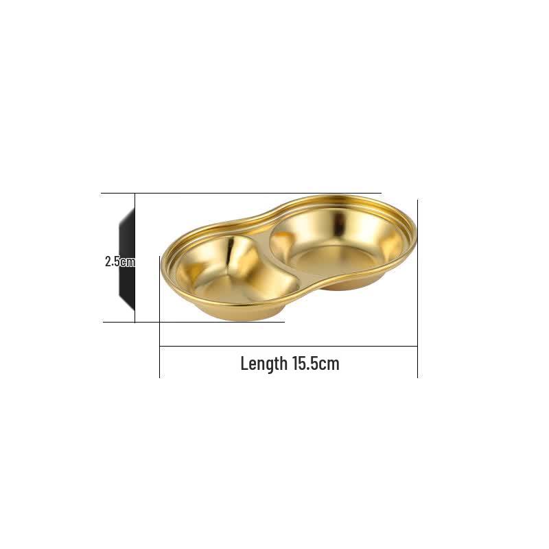 304 Stainless Steel Korean Style Dipping Dish