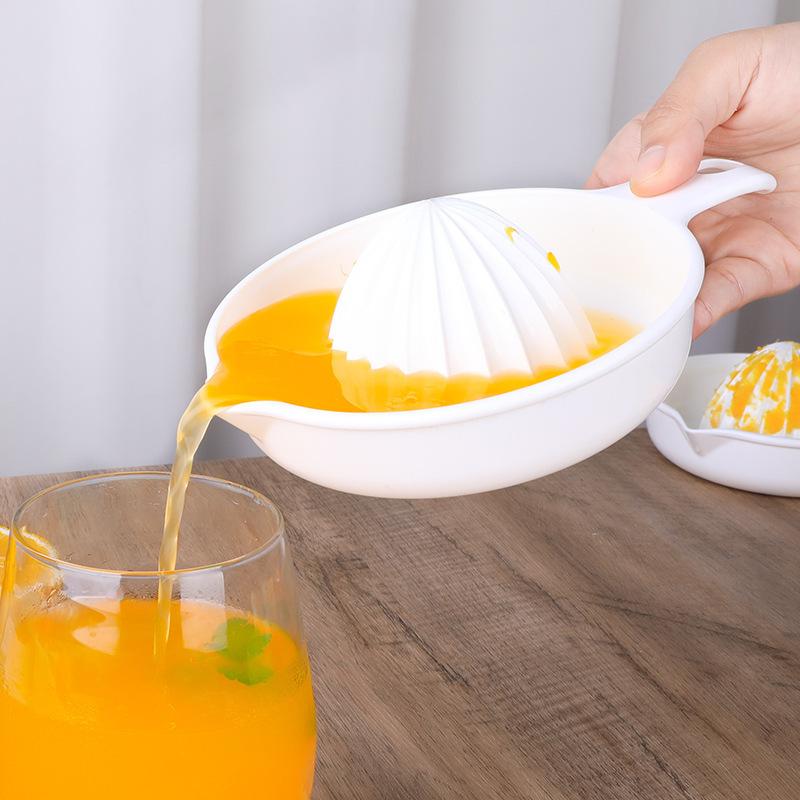 1PC Manual Lemon Juicer 2 In 1 Manual Juicing Tool Double Layer Separation Juicer Portable Get Fresh Juice Kitchen Accessories