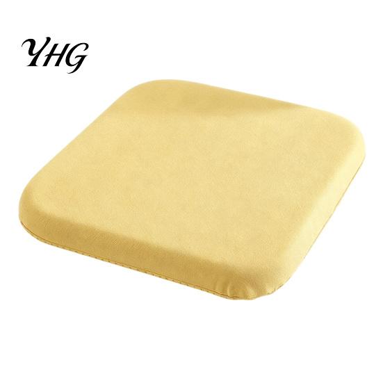 Cozy Fleece Seat Cushion for Winter Memory Foam Chair Cushion, Thickened Dining Pad with Straps, Replacement Wooden Chairs Non-Slip Backing, Washable