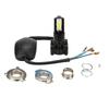 Motorcycle Headlights Fog Lights COB LED Flash Light Integrated External Drive 6/4/3 Side White Light Waterproof Universal 12V