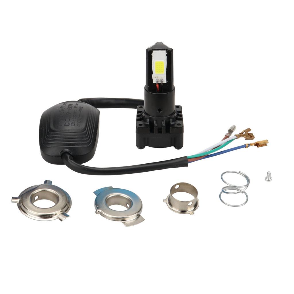 Motorcycle Headlights Fog Lights COB LED Flash Light Integrated External Drive 6/4/3 Side White Light Waterproof Universal 12V