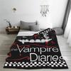 Coperta Personalizzata The Vampire Diaries Morbido Pile Primavera Autunno Calda Flanella Plaid per Divano Casa Camera da Letto Trapunta