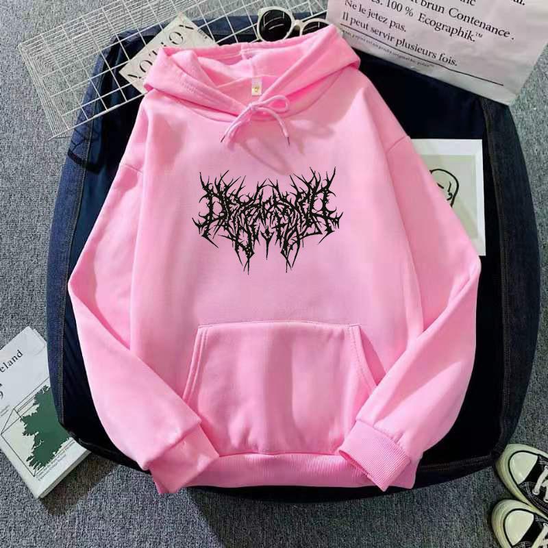 New Velvet Hoodie Sweatshirt Autumn and Winter Loose Couple Tops