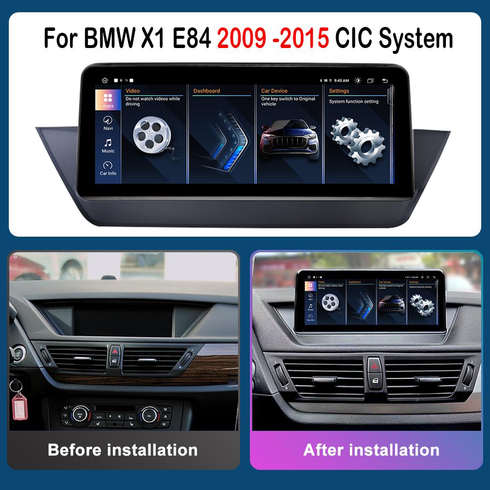 10.25 Inch for BMW X1 E84 2009 - 2015 CIC System 4G WiFi DSP Stereo Android Car Radio Multimedia Player GPS HD Touch Screen