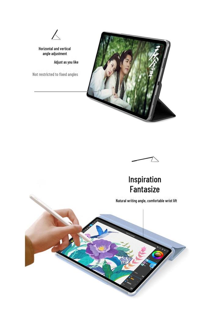 Honor MagicPad 3 13.3" Rotating Protective Case (X9ro/GT) - Magnetic Detachable Double-Sided Clip