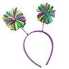 Festive Headband Perfect for Masquerade Parties Cute Pompoms Dress Up Supplies