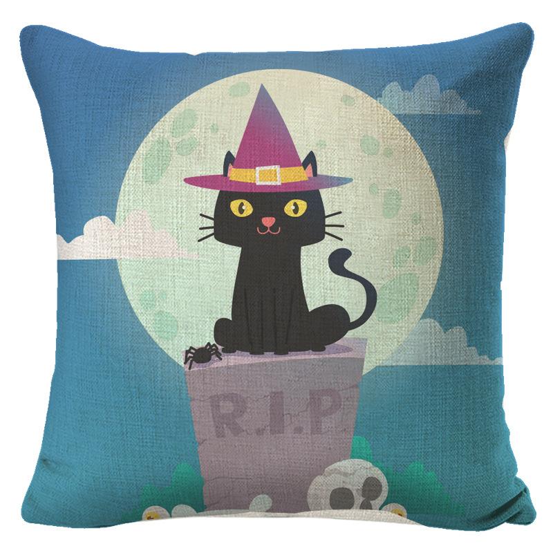 Pillow Christmas Pillowcase Set Home Bed Cushion Cover Office Sofa Waist Cushion