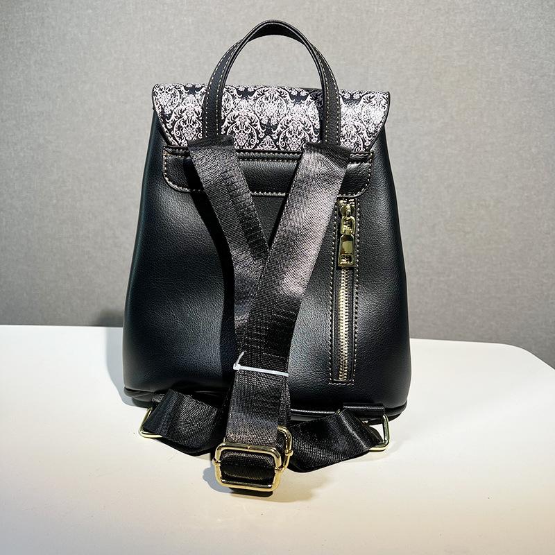 Vintage Bohemian Print Women's Backpack - Comfortable Wide Strap Ethnic Style Travel Bag Casual Daypack