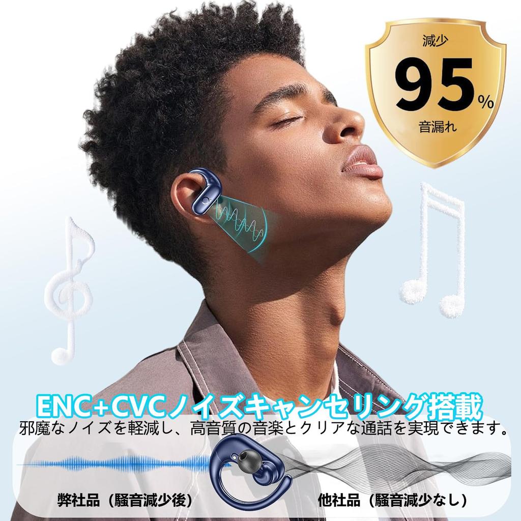 Bluetooth Wireless Earphones Latest and Earhook Combination Bluetooth Up To 48 Hours of Karuna Style Bluetooth Sound ENC Automatic Instant Touch