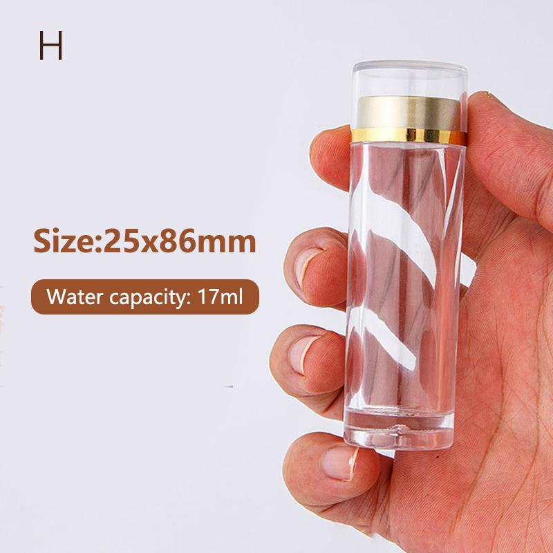 Sample Tablet Packaging Bottle Container Pill Packer Acrylic Jars Capsule Bottles With Lid For Pill 5/8/14/16/22Ml