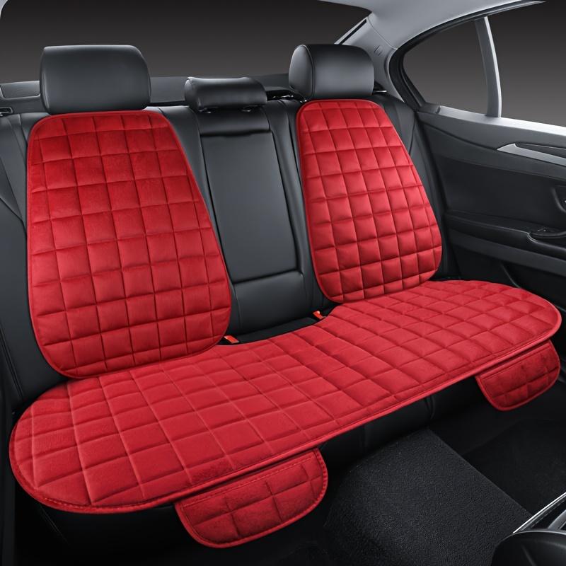 3Sets Car Seat Covers, Car Seat Covers Include 1 Pair of Rear Seat Cushions and 2 Rear Seat Covers, Universally Suitable for 90% of Vehicles,Suvs,Cars