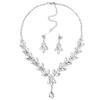 Wedding Jewelry For Brides Bridal Accessories Silver Jewellery Set
