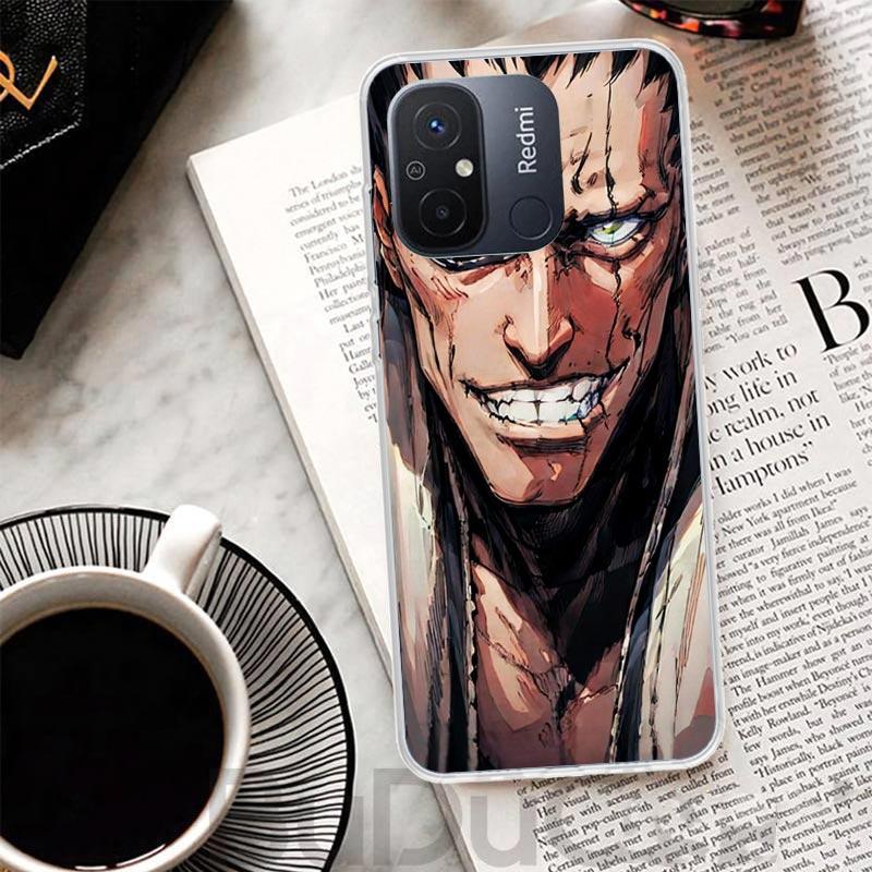 Zaraki Kenpachi Bleach Cover For Xiaomi Redmi 14C 13 13C 12 12C 10 10C 9 9C 9T 9A Phone Case 10A 8A 8 7A 7 6A 6 Pro K70 K60 K40