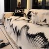 All-Season Universal Couch Camping Blanket Sofa Mat Chenille Ethnic Style Sofa Cover Full Coverage Non-Slip Couch Protector